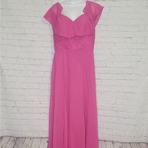 Women's Chiffon Ruffle Dress Size 14‎